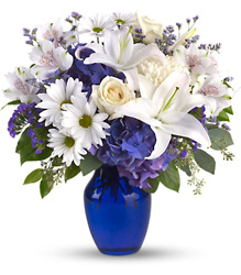 Beautiful in Blue from Mona's Floral Creations, local florist in Tampa, FL